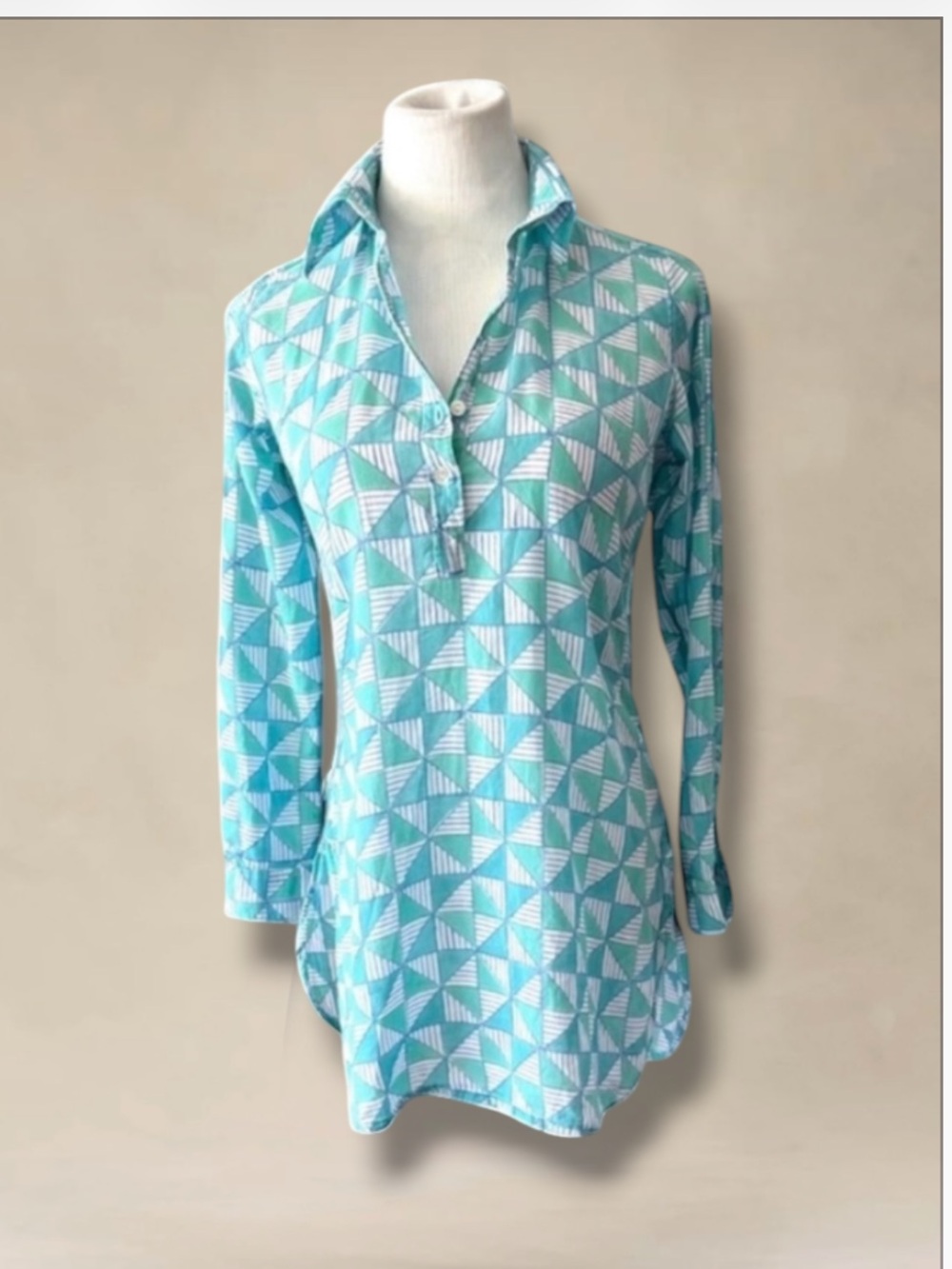OLIPHANT print pullover tunic top